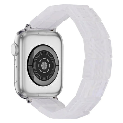 For Apple Watch 10 46mm / Ultra 2 / Ultra 49mm / 9 8 7 45mm / SE (2023) SE (2022) SE 6 5 4 44mm / 3 2 1 42mm Resin Blocks Strap