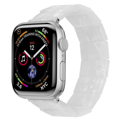 For Apple Watch Series 10 42mm / 9 8 7 41mm / SE (2023) SE (2022) SE 6 5 4 40mm / 3 2 1 38mm Resin Blocks Strap