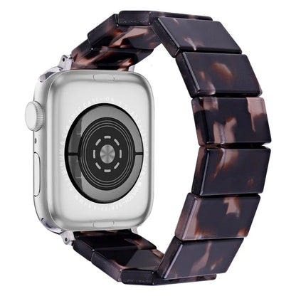 For Apple Watch Series 10 42mm / 9 8 7 41mm / SE (2023) SE (2022) SE 6 5 4 40mm / 3 2 1 38mm Resin Blocks Strap