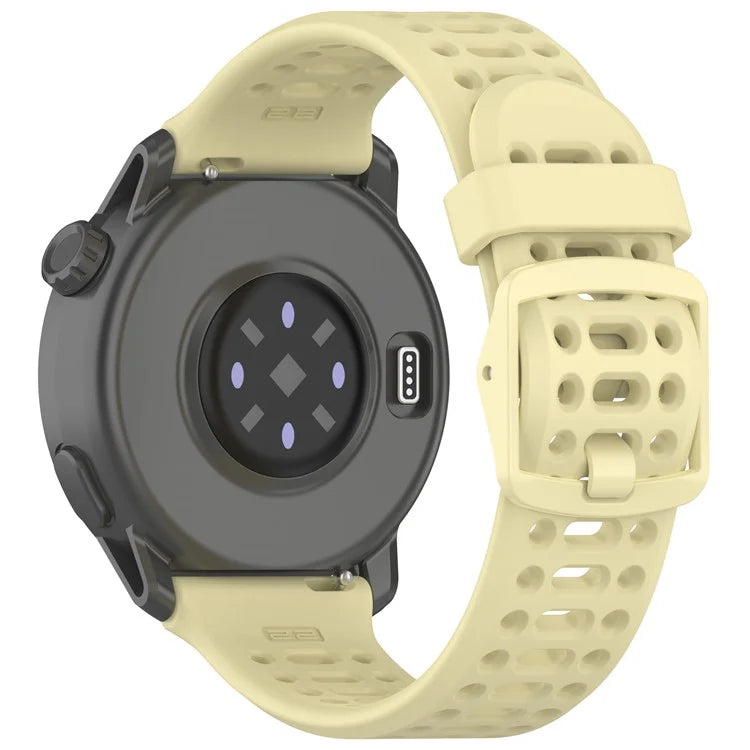 For Coros Pace 3 Liquid Silicone Watch Band Adjustable Wrist Strap