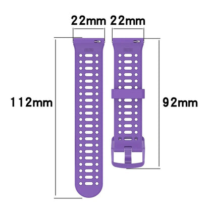 For Coros Pace 3 Liquid Silicone Watch Band Adjustable Wrist Strap