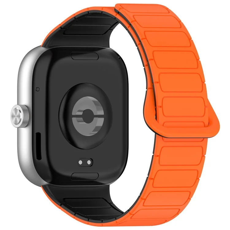For Xiaomi Smart Band 8 Pro  /  Redmi Watch 4 Magnetic TPU Watch Strap Dual Color Strap