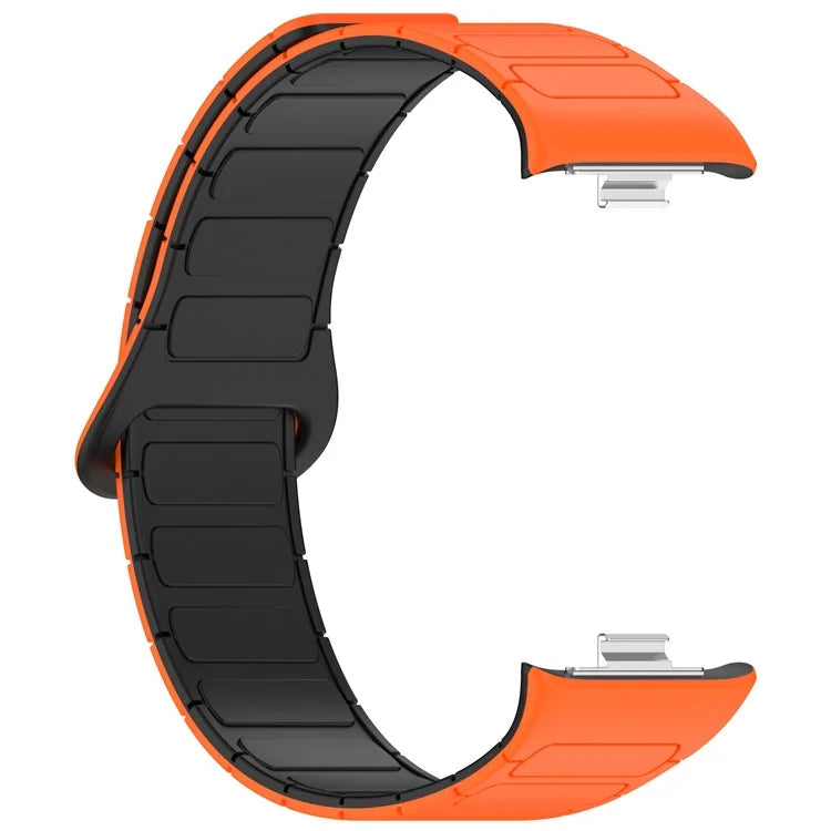 For Xiaomi Smart Band 8 Pro  /  Redmi Watch 4 Magnetic TPU Watch Strap Dual Color Strap