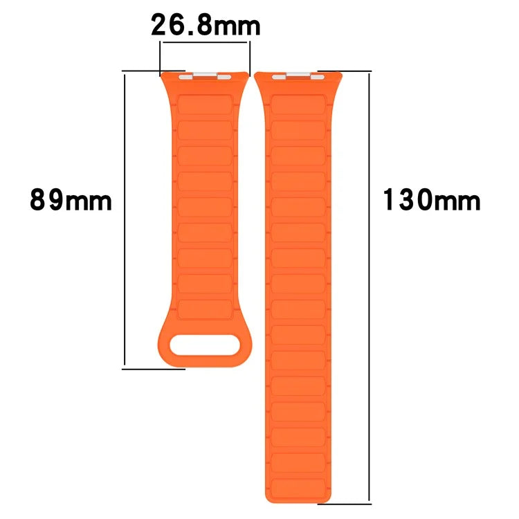For Xiaomi Smart Band 8 Pro  /  Redmi Watch 4 Magnetic TPU Watch Strap Dual Color Strap
