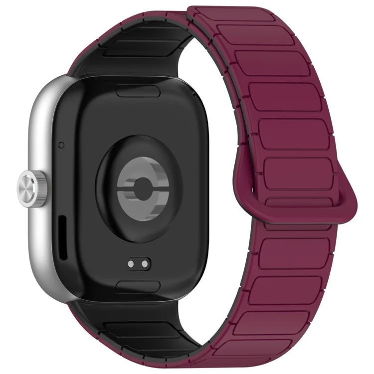 For Xiaomi Smart Band 8 Pro  /  Redmi Watch 4 Magnetic TPU Watch Strap Dual Color Strap