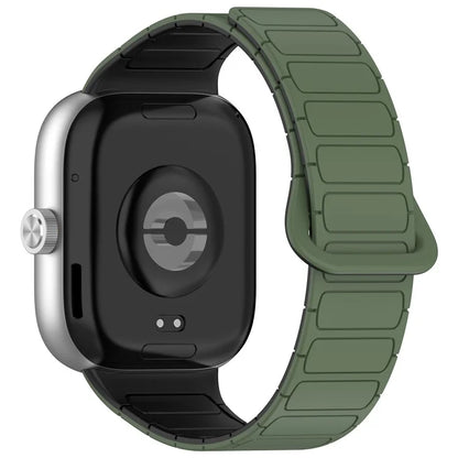 For Xiaomi Smart Band 8 Pro  /  Redmi Watch 4 Magnetic TPU Watch Strap Dual Color Strap