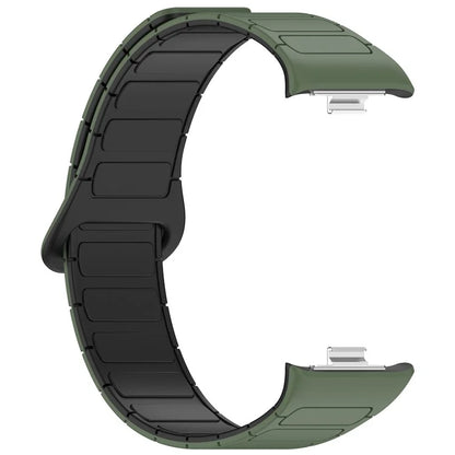 For Xiaomi Smart Band 8 Pro  /  Redmi Watch 4 Magnetic TPU Watch Strap Dual Color Strap