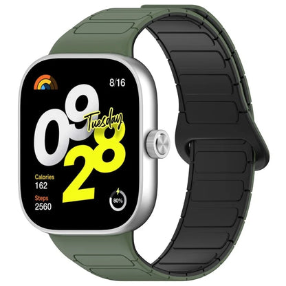 For Xiaomi Smart Band 8 Pro  /  Redmi Watch 4 Magnetic TPU Watch Strap Dual Color Strap