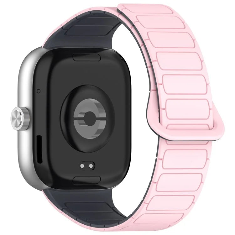 For Xiaomi Smart Band 8 Pro  /  Redmi Watch 4 Magnetic TPU Watch Strap Dual Color Strap