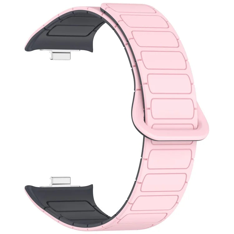 For Xiaomi Smart Band 8 Pro  /  Redmi Watch 4 Magnetic TPU Watch Strap Dual Color Strap