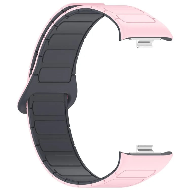 For Xiaomi Smart Band 8 Pro  /  Redmi Watch 4 Magnetic TPU Watch Strap Dual Color Strap