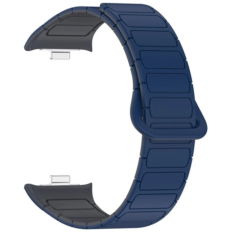 For Xiaomi Smart Band 8 Pro  /  Redmi Watch 4 Magnetic TPU Watch Strap Dual Color Strap