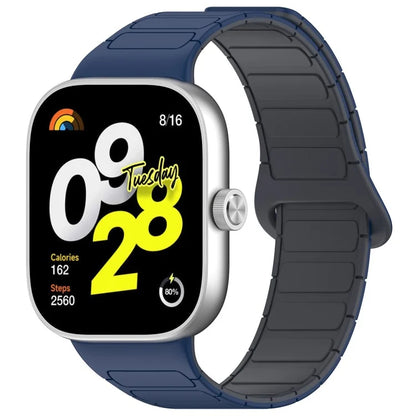 For Xiaomi Smart Band 8 Pro  /  Redmi Watch 4 Magnetic TPU Watch Strap Dual Color Strap