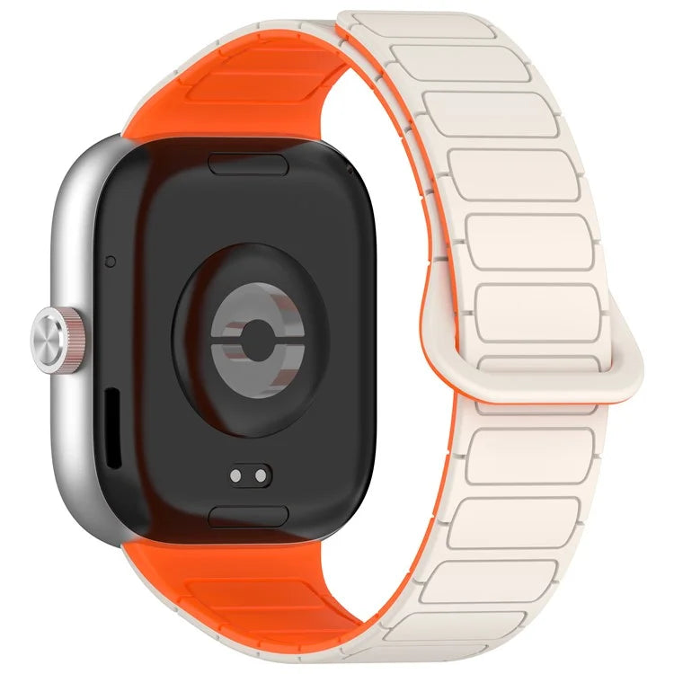 For Xiaomi Smart Band 8 Pro  /  Redmi Watch 4 Magnetic TPU Watch Strap Dual Color Strap