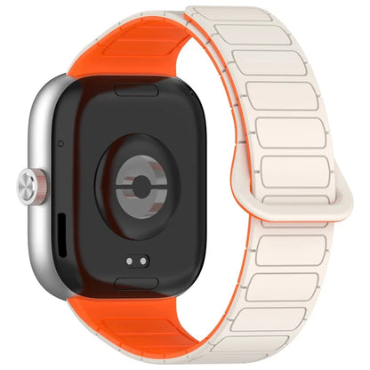 For Xiaomi Smart Band 8 Pro  /  Redmi Watch 4 Magnetic TPU Watch Strap Dual Color Strap
