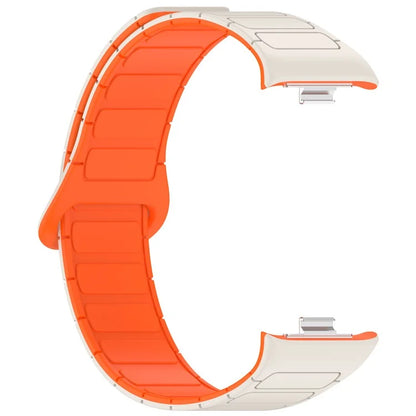 For Xiaomi Smart Band 8 Pro  /  Redmi Watch 4 Magnetic TPU Watch Strap Dual Color Strap
