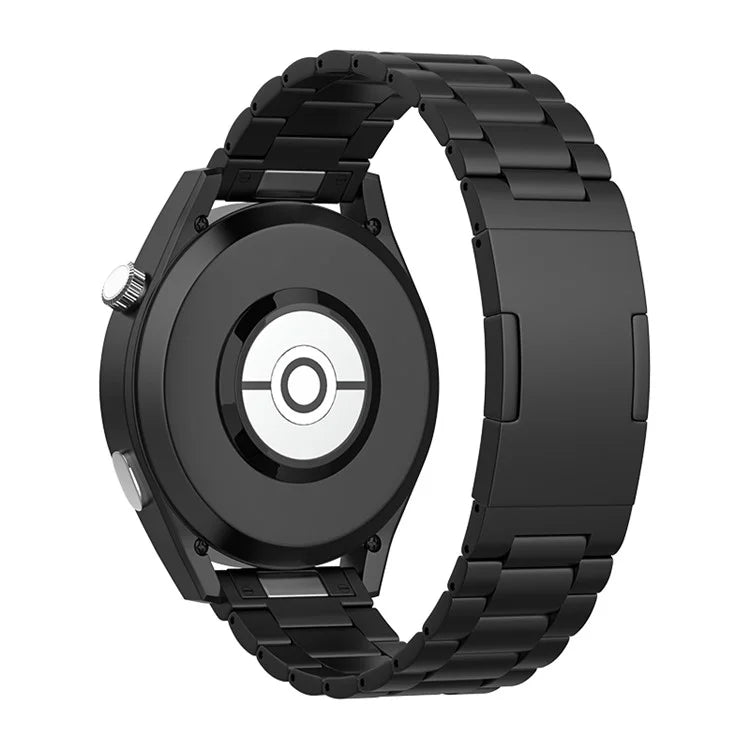 For Huawei Watch GT 4 46mm / GT 3 46mm / GT 2 46mm Titanium Alloy Watch Band 22mm 3-Bead Strap