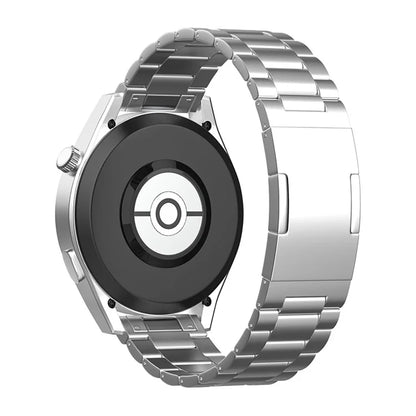 For Huawei Watch GT 4 46mm / GT 3 46mm / GT 2 46mm Titanium Alloy Watch Band 22mm 3-Bead Strap