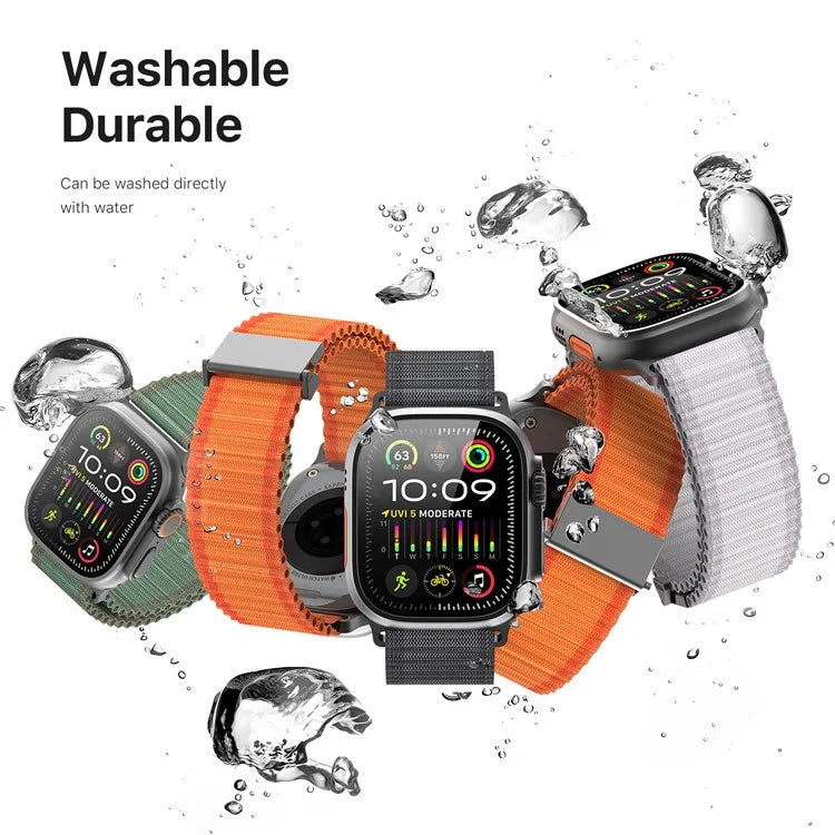 DUX DUCIS For Apple Watch 10 46mm / Ultra 2 / Ultra 49mm / 9 8 7 45mm / SE (2023) SE (2022) SE 6 5 4 44mm / 3 2 1 42mm Nylon Watch Band