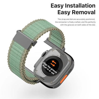 DUX DUCIS For Apple Watch 10 46mm / Ultra 2 / Ultra 49mm / 9 8 7 45mm / SE (2023) SE (2022) SE 6 5 4 44mm / 3 2 1 42mm Nylon Watch Band