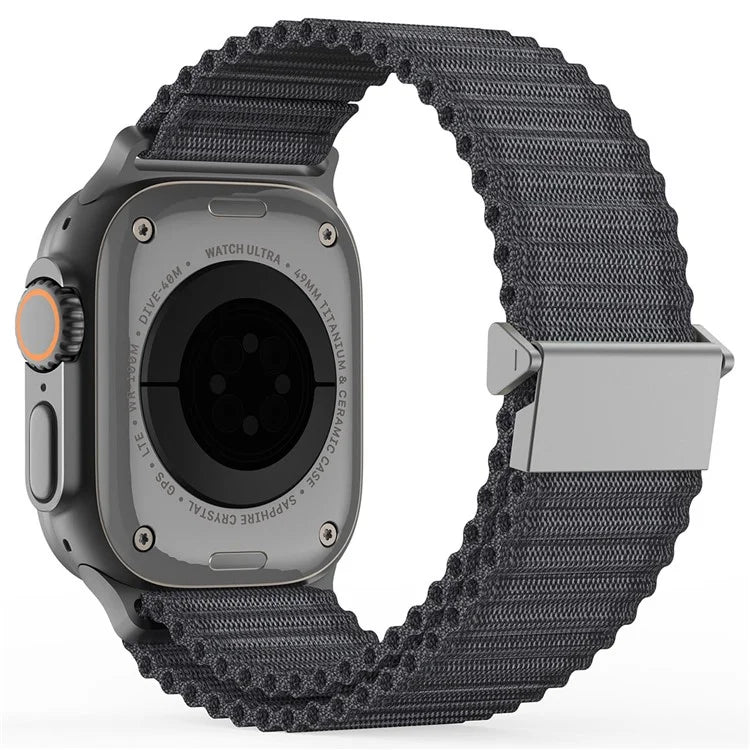 DUX DUCIS For Apple Watch Series 10 42mm / 9 8 7 41mm / SE (2023) SE (2022) SE 6 5 4 40mm / 3 2 1 38mm Nylon Watch Band Hook Buckle