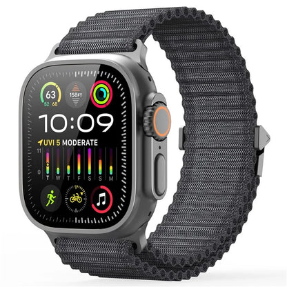 DUX DUCIS For Apple Watch Series 10 42mm / 9 8 7 41mm / SE (2023) SE (2022) SE 6 5 4 40mm / 3 2 1 38mm Nylon Watch Band Hook Buckle