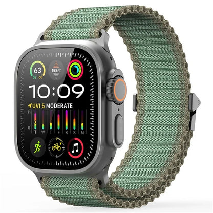 DUX DUCIS For Apple Watch Series 10 42mm / 9 8 7 41mm / SE (2023) SE (2022) SE 6 5 4 40mm / 3 2 1 38mm Nylon Watch Band Hook Buckle