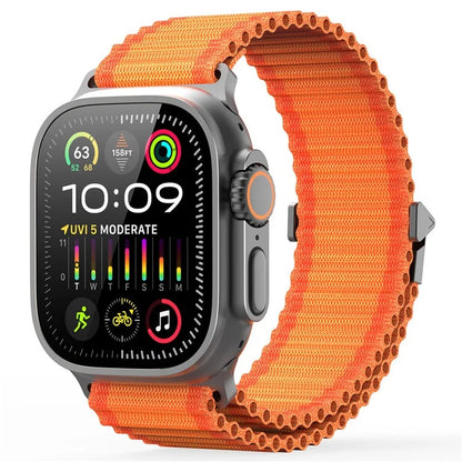 DUX DUCIS For Apple Watch Series 10 42mm / 9 8 7 41mm / SE (2023) SE (2022) SE 6 5 4 40mm / 3 2 1 38mm Nylon Watch Band Hook Buckle
