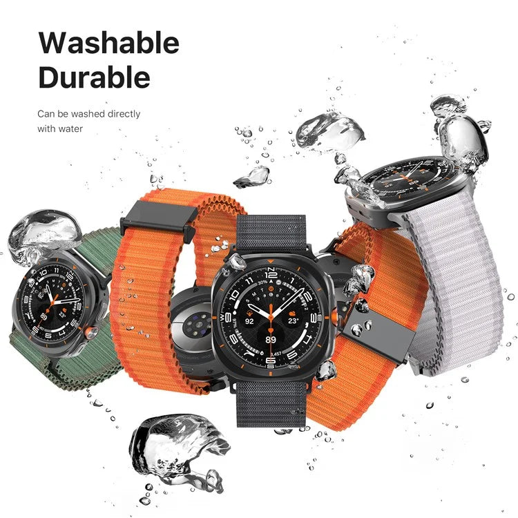 DUX DUCIS For Samsung Galaxy Watch Ultra 47mm Nylon Watch Band Hook Buckle Strap
