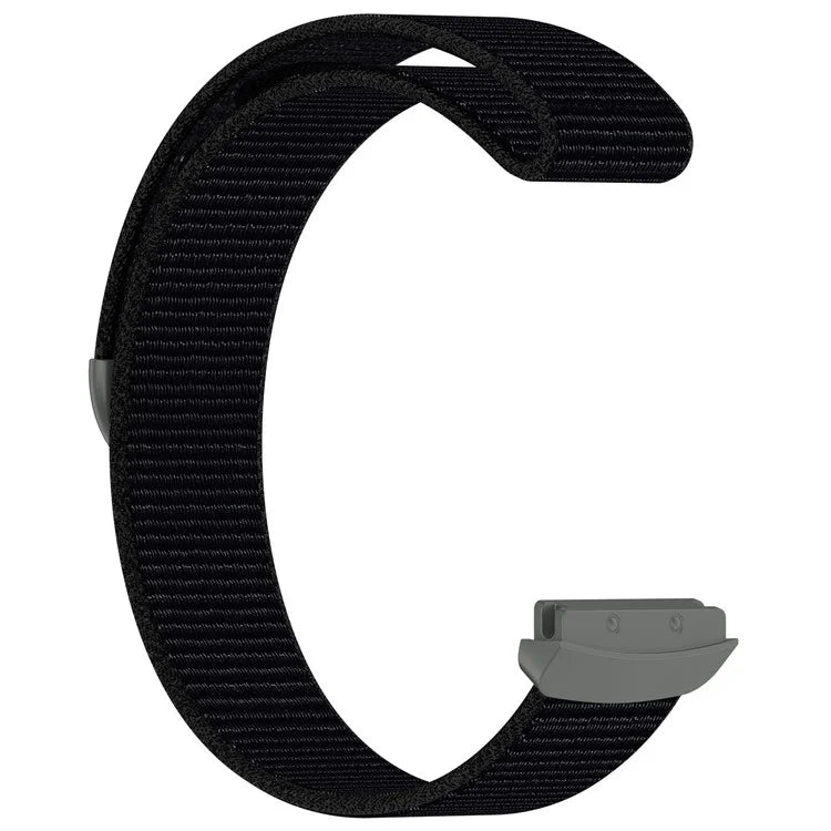 For Fitbit Ace LTE Children Watch Watchband Round Tail Braided Nylon Wrist Strap