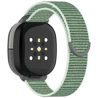 For Fitbit Ace LTE Children Watch Watchband Round Tail Braided Nylon Wrist Strap