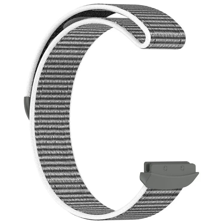 For Fitbit Ace LTE Children Watch Watchband Round Tail Braided Nylon Wrist Strap