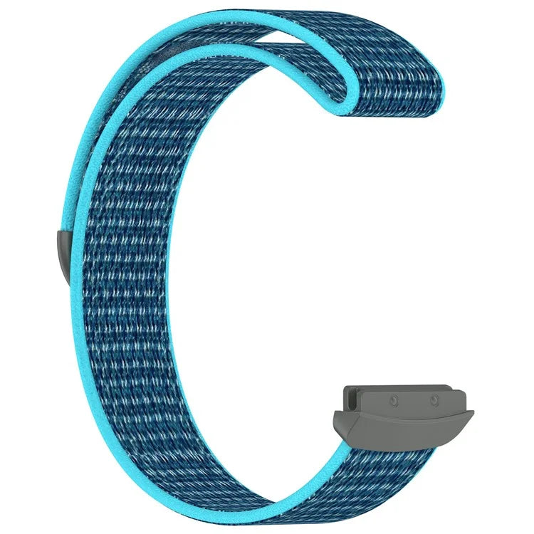 For Fitbit Ace LTE Children Watch Watchband Round Tail Braided Nylon Wrist Strap