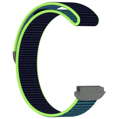 For Fitbit Ace LTE Children Watch Watchband Round Tail Braided Nylon Wrist Strap