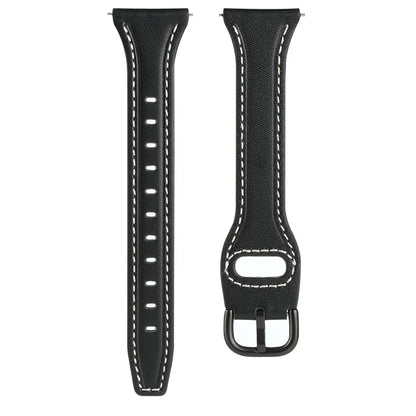For Huawei Watch GT 4 41mm / Garmin Venu 3S Genuine Cow Leather Band 20mm Watch Strap