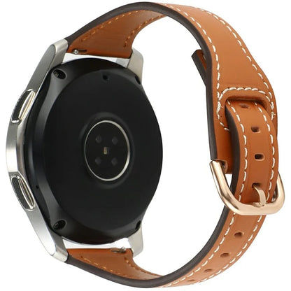 For Huawei Watch GT 4 41mm / Garmin Venu 3S Genuine Cow Leather Band 20mm Watch Strap