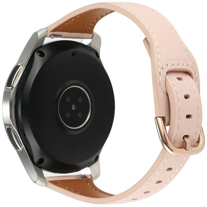 For Huawei Watch GT 4 41mm / Garmin Venu 3S Genuine Cow Leather Band 20mm Watch Strap