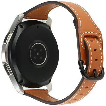For Huawei Watch GT 4 41mm / Garmin Venu 3S Genuine Cow Leather Band 20mm Watch Strap
