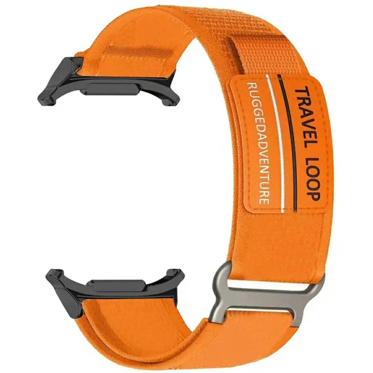 For Samsung Galaxy Watch Ultra 47mm Watch Band Adjustable Loop Fastener Nylon Strap