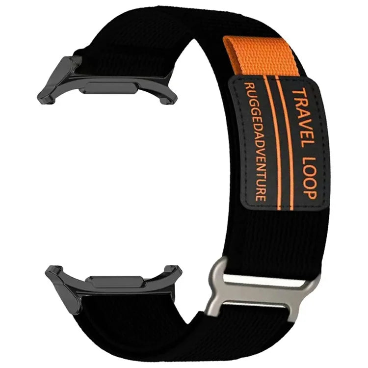 For Samsung Galaxy Watch Ultra 47mm Watch Band Adjustable Loop Fastener Nylon Strap