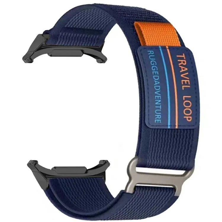 For Samsung Galaxy Watch Ultra 47mm Watch Band Adjustable Loop Fastener Nylon Strap