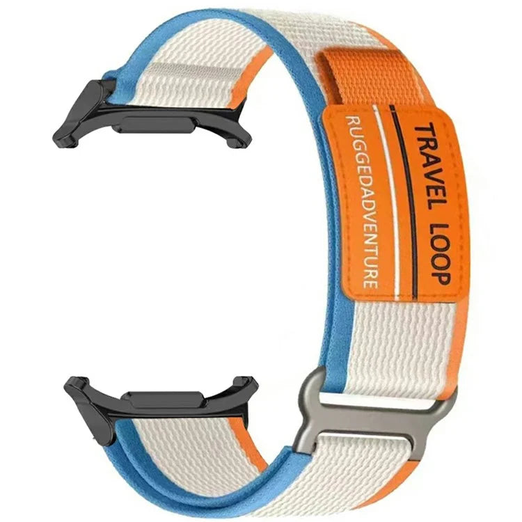 For Samsung Galaxy Watch Ultra 47mm Watch Band Adjustable Loop Fastener Nylon Strap