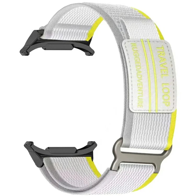 For Samsung Galaxy Watch Ultra 47mm Watch Band Adjustable Loop Fastener Nylon Strap