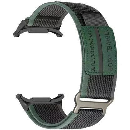 For Samsung Galaxy Watch Ultra 47mm Watch Band Adjustable Loop Fastener Nylon Strap