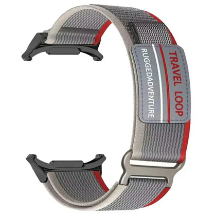 For Samsung Galaxy Watch Ultra 47mm Watch Band Adjustable Loop Fastener Nylon Strap