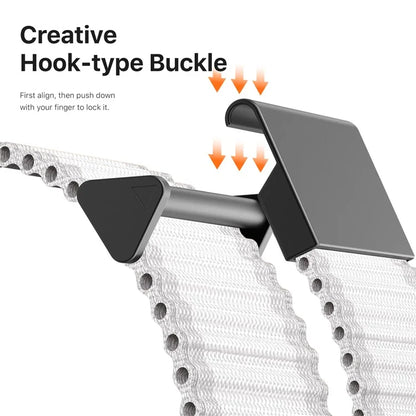 DUX DUCIS YC Series For Samsung Galaxy Watch7 44mm 40mm Nylon Watch Band 20mm Hook Buckle Strap