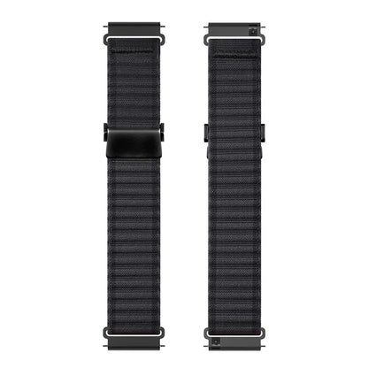 DUX DUCIS YC Series For Samsung Galaxy Watch3 45mm / Xiaomi Watch S4 Sport Nylon Watch Band 22mm Hook Buckle Strap