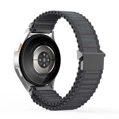 DUX DUCIS YC Series For Samsung Galaxy Watch3 45mm / Xiaomi Watch S4 Sport Nylon Watch Band 22mm Hook Buckle Strap