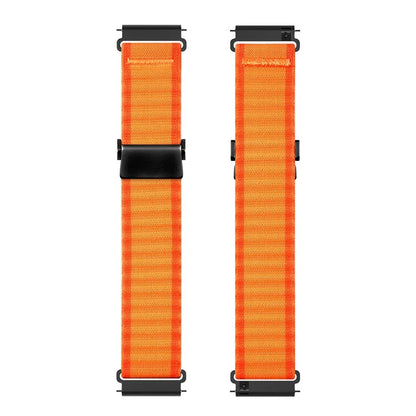 DUX DUCIS YC Series For Samsung Galaxy Watch3 45mm / Xiaomi Watch S4 Sport Nylon Watch Band 22mm Hook Buckle Strap
