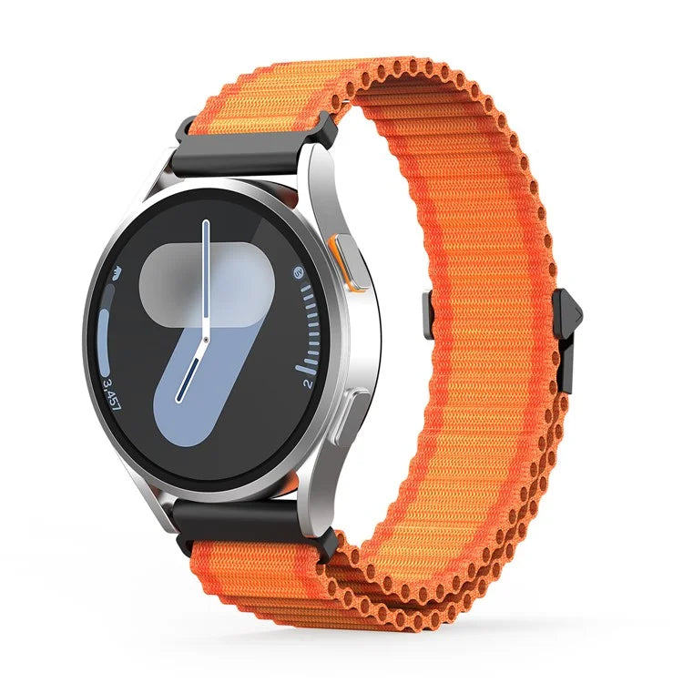 DUX DUCIS YC Series For Samsung Galaxy Watch3 45mm / Xiaomi Watch S4 Sport Nylon Watch Band 22mm Hook Buckle Strap